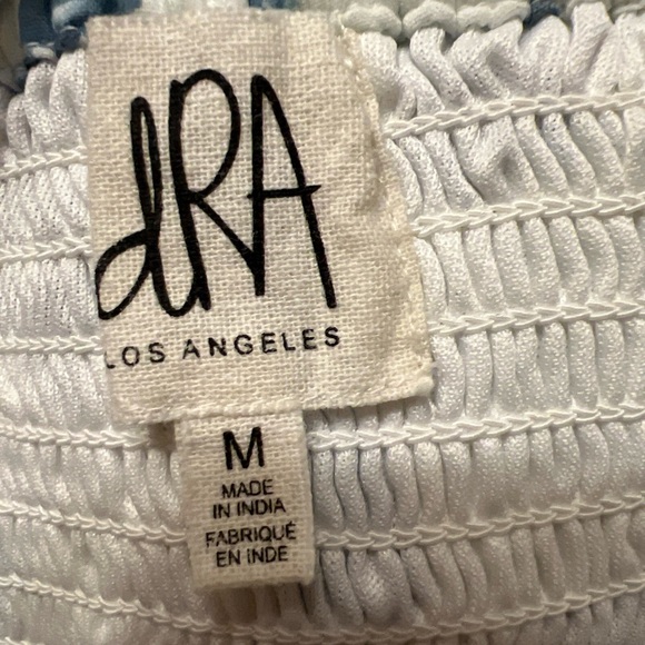 DRA Los Angeles Set Top Sleeve Less- Ruffled Skirt  Floral  Size M- F - Picture 10 of 13